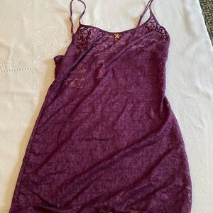 savage x fenty plum graffiti slip